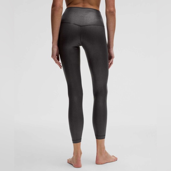 Lululemon•Align High-Rise Ribbed Pant 25"•Shine
Radiate Foil Black•10/10EUC•Sz 8 - Picture 2 of 16